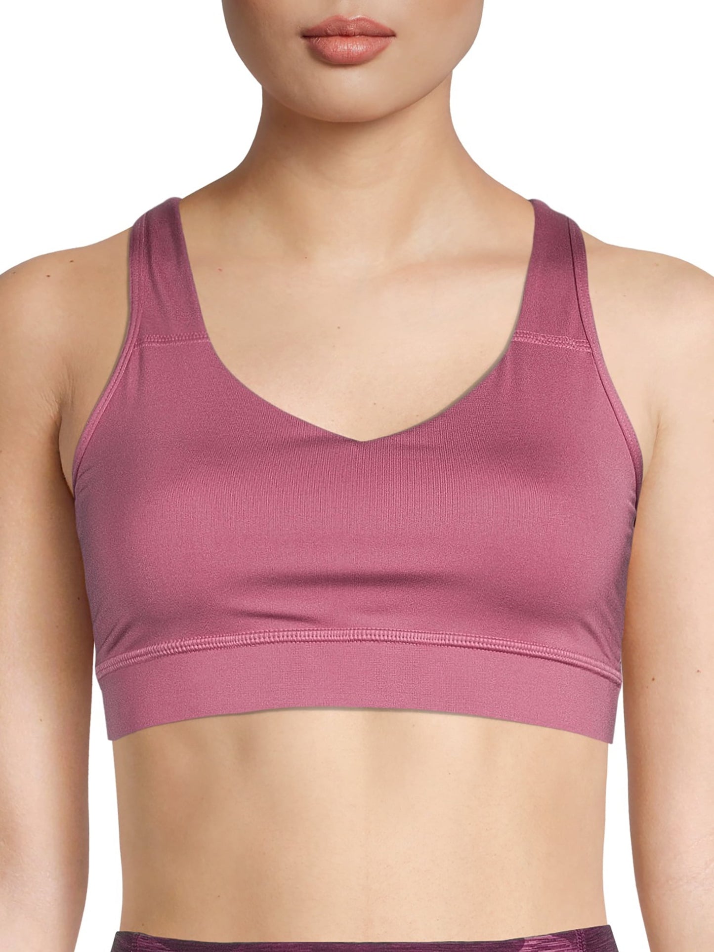 Avia Activewear Women's Medium Impact Strappy Moisture Wicking Sports Bra
