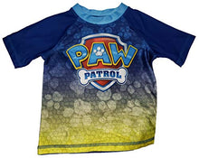 Load image into Gallery viewer, Toddler Boys Blue Rash Guard - Paw Patrol, Sharks, Solids - Perfect Protection

