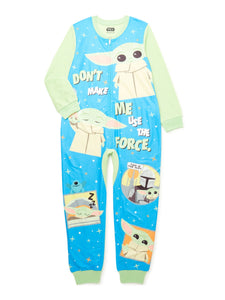 Star Wars Baby Yoda Boys Classic One-Piece Union Suit Pajamas
