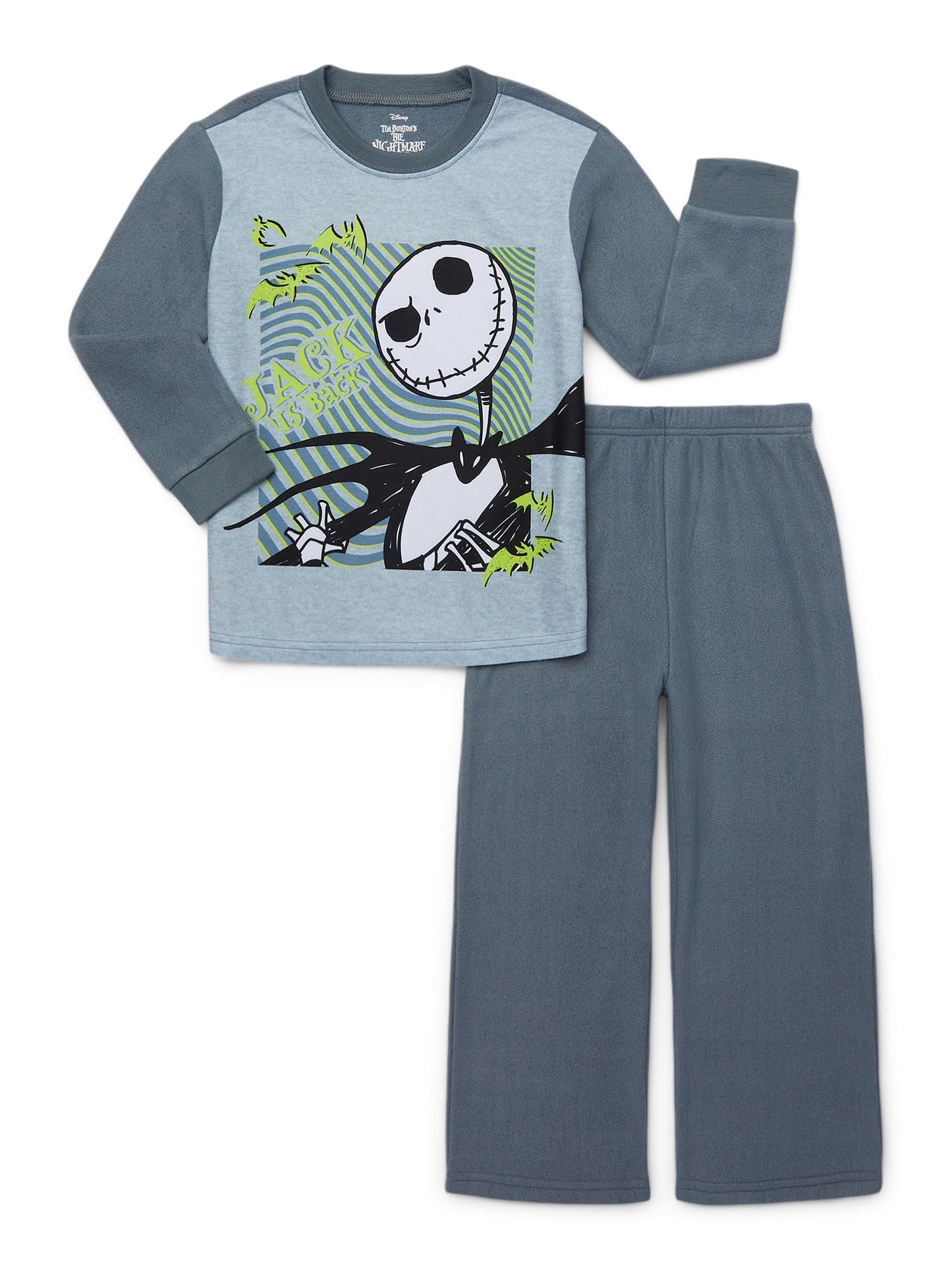 The Nightmare Before Christmas Boys Pajama Set, 2-Piece, NMBC, Small