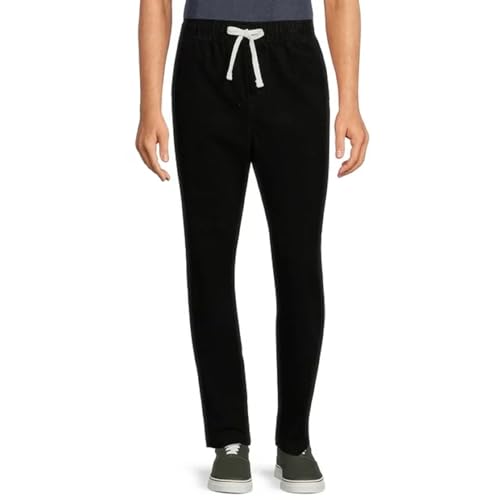 No Boundaries Men's Corduroy Joggers - Black, 3X