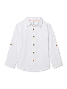 Toddler Boys' Long Sleeve Button Front Shirt