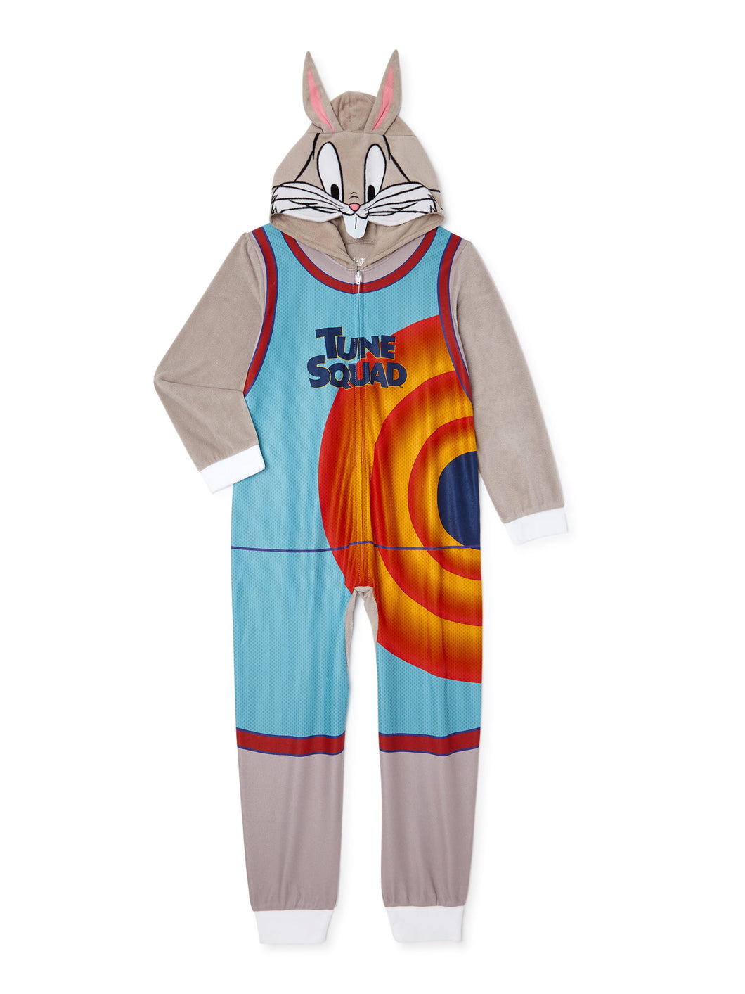 Space Jam Exclusive Boys Hooded Union Suit Pajama, Sizes 4-12