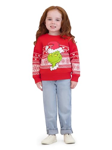 The Grinch Dr. Seuss Toddler Long Sleeve Sweatshirt, Sizes 12M-5T