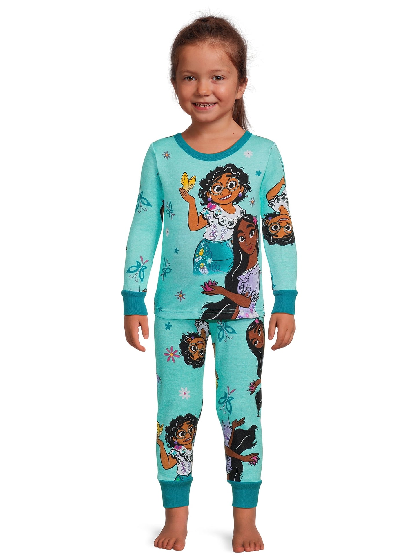 Encanto Character Snug Fit Pajamas Long Sleeve Pant Set, 12M