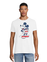 Load image into Gallery viewer, Disney Men&#39;s and Big Men&#39;s Patriotic Mickey Mouse Graphic Tee, Sizes S-3XL
