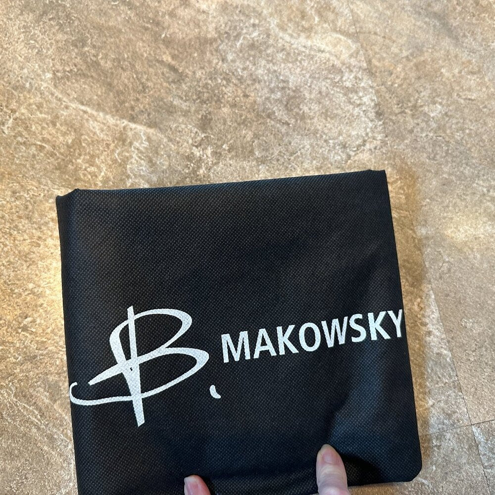 B. Makosky Handbag Storage Cover Dust Bag Black Logo Approx Size 20.5 x 21.5