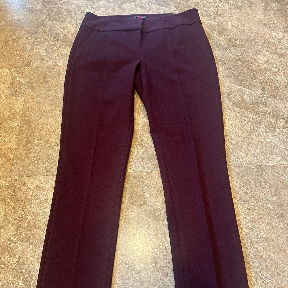 Vince Camuto Women's Burgundy Dress Pants Trousers - Size 4
