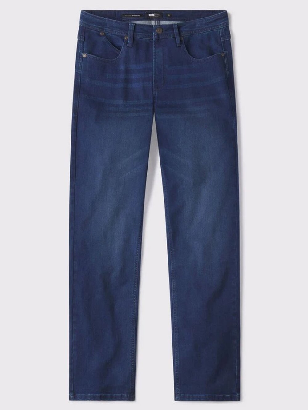 Barbell Apparel Men Med Wash Distressed Straight Athletic Jeans - 32 x 30 NWT