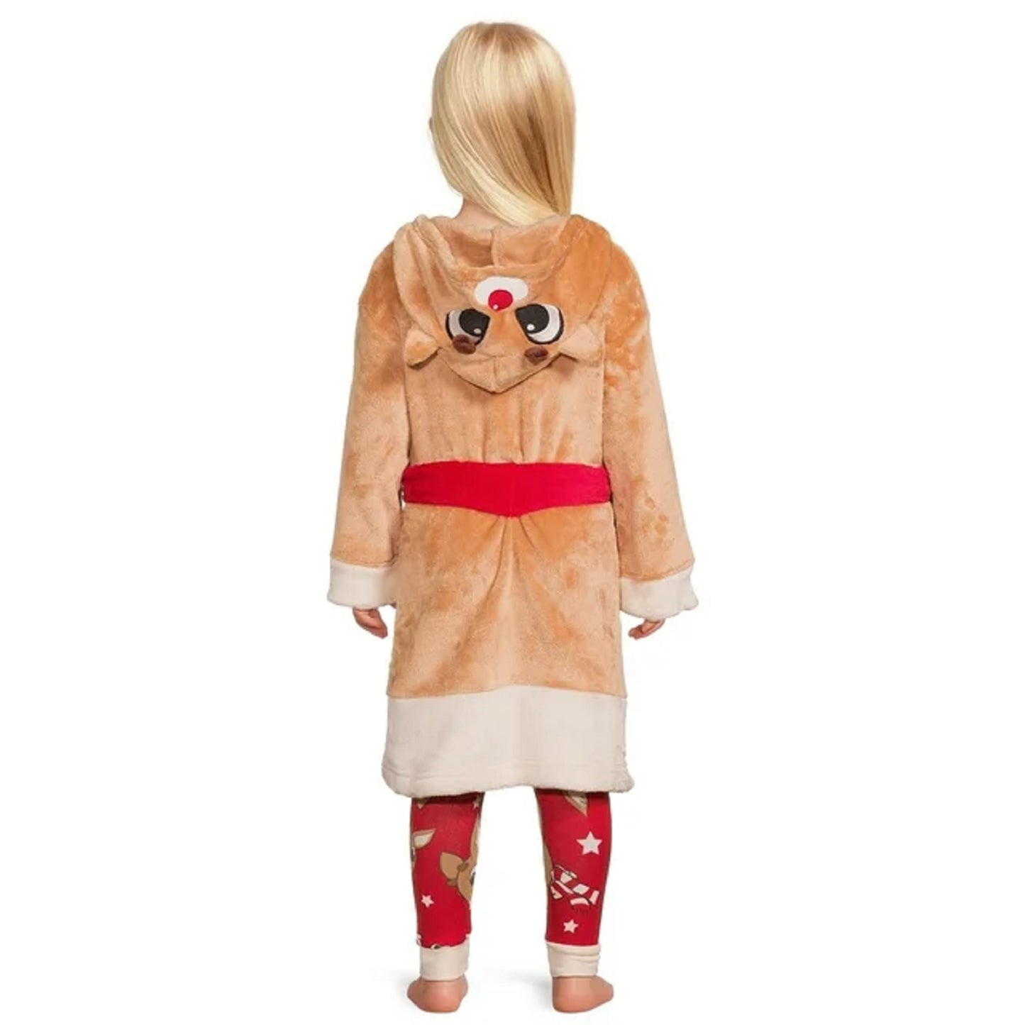 Rudolph The Red Nosed Reindeer Pajamas & Robe Set, 3-Piece, Sizes 12M-5T