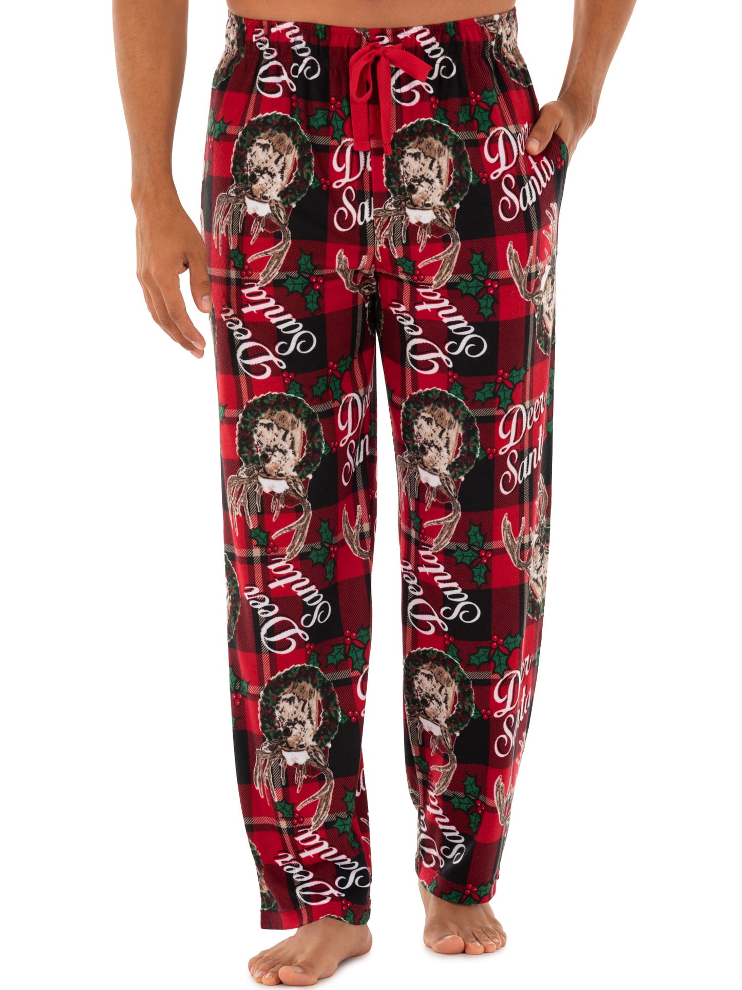 Men's Holiday Print Soft Microfleece Sleep Pant, 3X