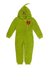 Load image into Gallery viewer, Dr. Seuss Matching Family Christmas Pajamas Kid&#39;s Grinch Union Suit
