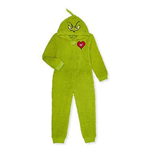 Load image into Gallery viewer, Dr. Seuss Matching Family Christmas Pajamas Kid&#39;s Grinch Union Suit

