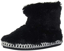 Load image into Gallery viewer, Dearfoams Unisex-Child Df Kids Toddlers Fluffy Pile Bootie Slipper
