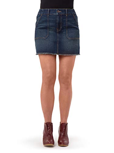 Nobo No Boundaries Junior Girls Denim Skirt - Lt or Dark Wash Denim, Sizes 19-21