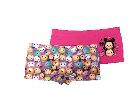 Disney Girl Seamless 2 Pack, Tsum Tsum Panties, XL