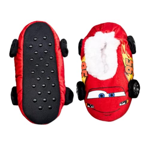 Disney Toddler Cars Character Slipper Socks - Red 2T/3T - 4T/5T