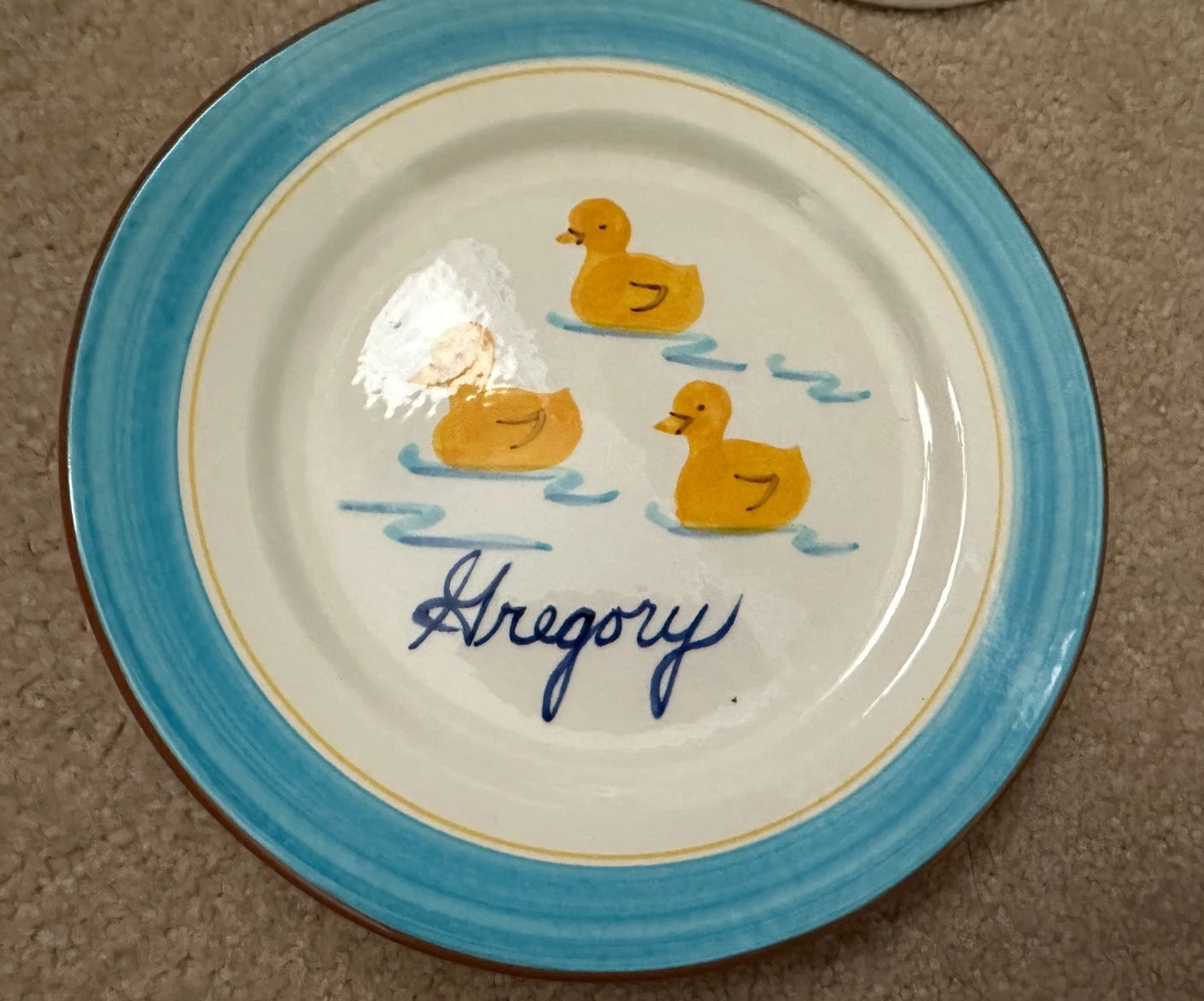 Rare Stangl Little Quackers Duck Set - Cup, Bowl & Plate - All mine/All gone