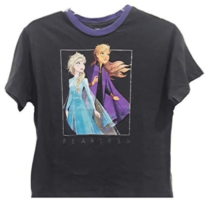 Disney Girl's Frozen 2 Anna and Elsa Graphic Tee