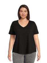 Load image into Gallery viewer, Terra &amp; Sky Women&#39;s Plus Size V-Neck Tee, Sizes 0X-5X
