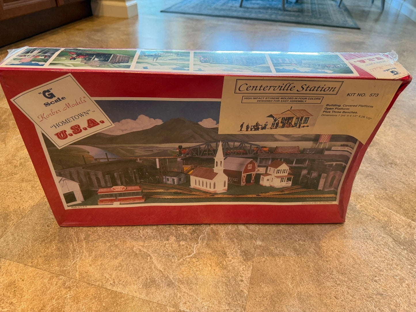 Korber Models Hometown USA G Scale Centerville Station Kit No. 573 - BNIB SEALED