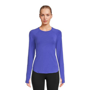 Avia Women’s Performance Tee with Long Sleeves, Sizes XS-3XL