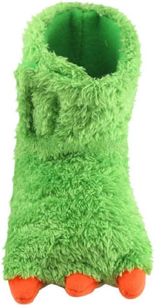 Wonder Nation Unisex Toddler Claw Slippers - Green -Sizes 5/6-11/12