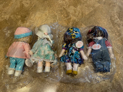 Precious Moments "Four Seasons" Complete Doll Set - Sealed in Original Plastic