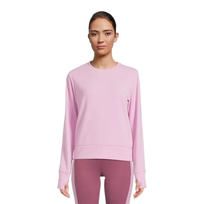 Avia Women's Textured Tee with Long Sleeves, Sizes XS-XXXL
