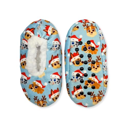 Paw Patrol Toddler Boy Fuzzy Babba Slipper Socks, 1-Pack, Sizes 3T-4T