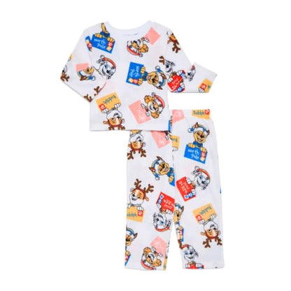 Paw Patrol Unisex Toddler Pajama Top and Pants Set, 2-Piece, Sizes 12M-5T