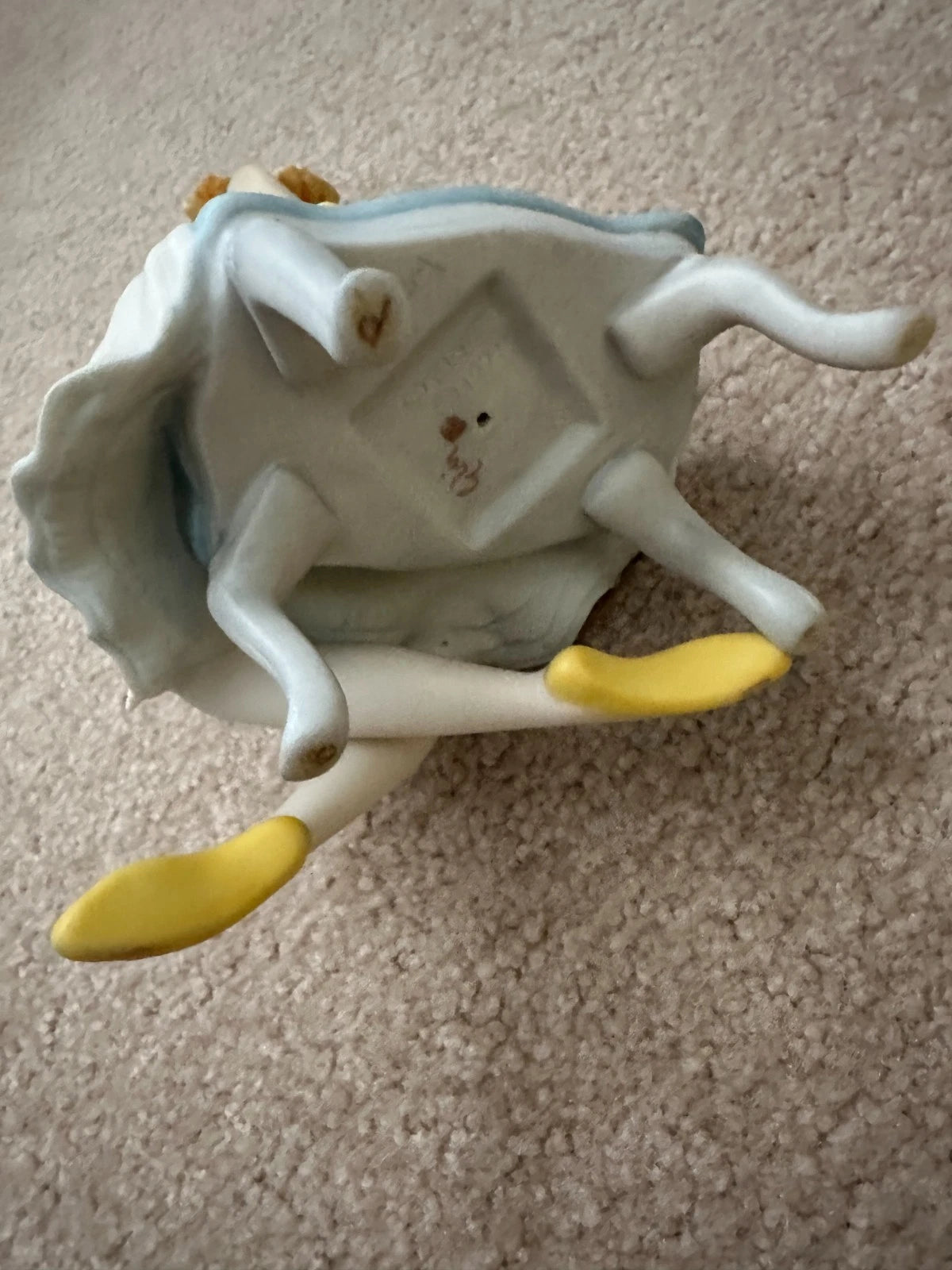 Cybis Pollyanna 1971 Children to Cherish Porcelain Figurine 7.5" Apple
