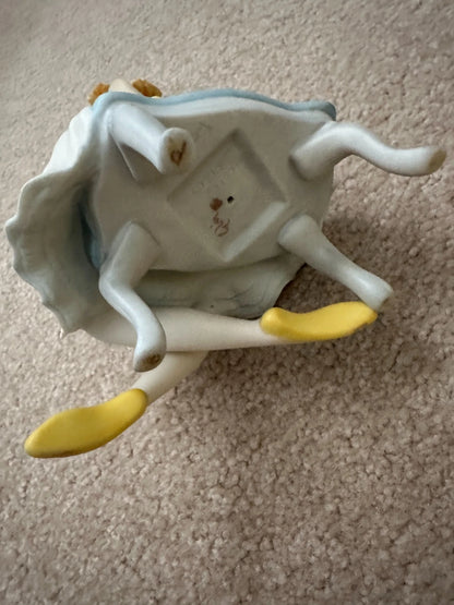 Cybis Pollyanna 1971 Children to Cherish Porcelain Figurine 7.5" Apple