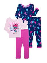 Load image into Gallery viewer, Disney Unisex Toddler Character Pajama Set, 4-Piece Set

