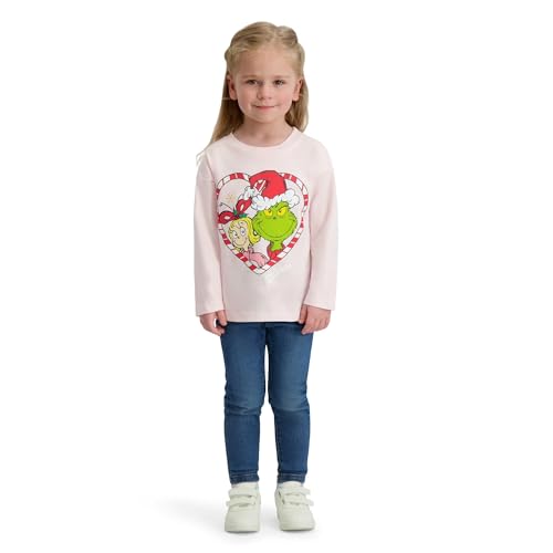 The Grinch Dr. Seuss Christmas Toddler Unisex Long Sleeve T-Shirt, Sizes 12M-5T