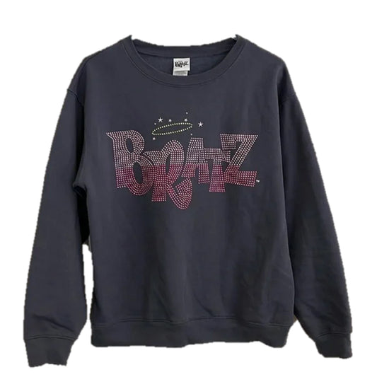 Women's Bratz Knit Sequence Sweatshirt Top - 2x