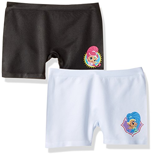 Nickelodeon Big Girls' Licensed Seamless 2 Pack, Shimmer Play Short, S