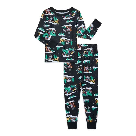 Mickey Mouse and Friends Holiday Pajamas Set, 2-Piece (18M)