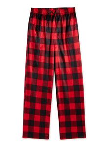 Wonder Nation Boys Plaid Sleep Pants - Red Plaid, Medium (8)