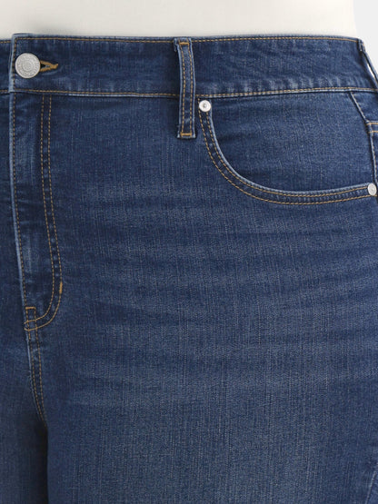 Terra & Sky Women's Plus Size Skinny High Rise Jeans, Sizes 16W-26W