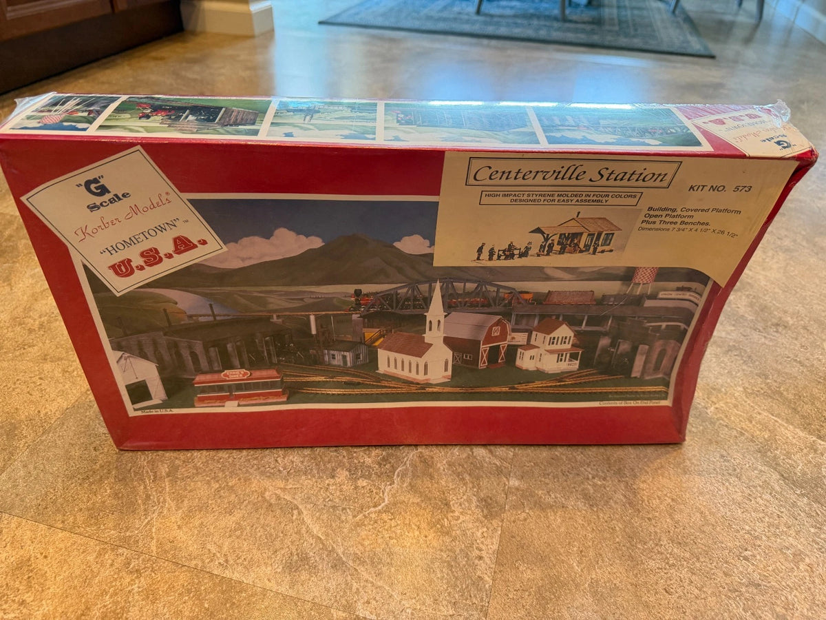Korber Models Hometown USA G Scale Centerville Station Kit No. 573 - BNIB SEALED
