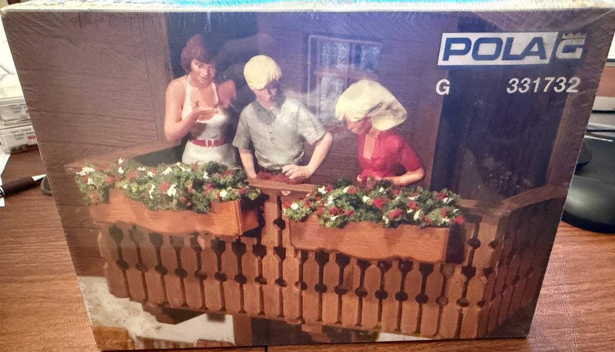 POLA, G Scale, #331732 20 Flower Boxes BNIB, SEALED - Hard to Find, RARE