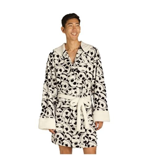 Disney Men's Nightmare Before Christmas Jack Skellington Superminky Robe, Sizes S-XL