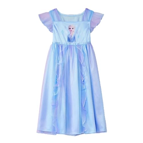 Disney Frozen Toddler Girls' Elsa Fantasy NightGown - Blue - 2T-5T