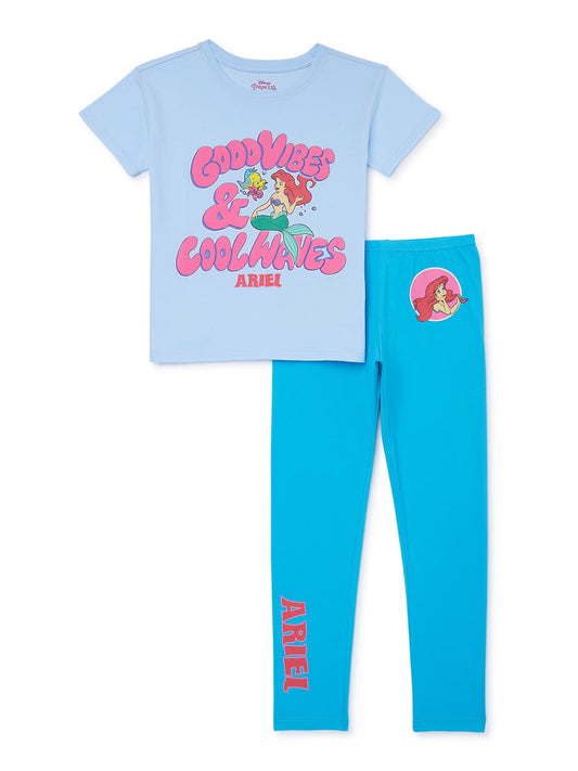 The Little Mermaid T-Shirt and Leggings Set, 2-Piece, Sizes 4-16