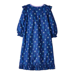 Toddler Girls' Frozen Anna and Elsa Granny NightGown Pajama - Blue, Sizes 2T-5T