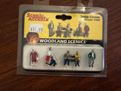 Woodland Scenics HO Scale People Scenic Accents - Pick Your Favorites - BNIB