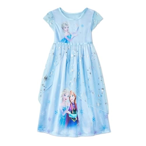 Disney Frozen Toddler Girls' Elsa Fantasy NightGown - Blue - 2T-5T