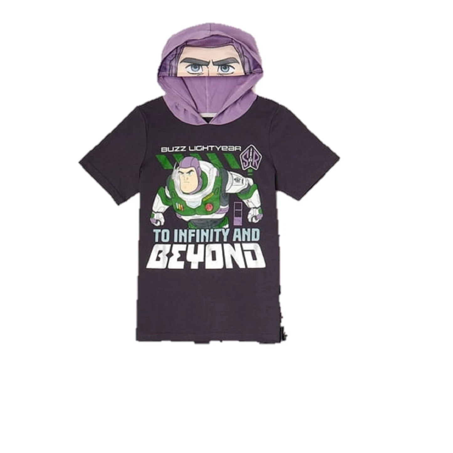 Toy Story Boys Buzz Lightyear Festive Hooded T-Shirt, Size 10