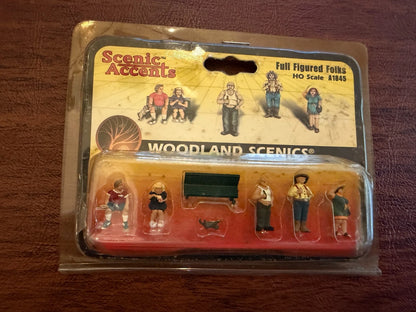 Woodland Scenics HO Scale People Scenic Accents - Pick Your Favorites - BNIB